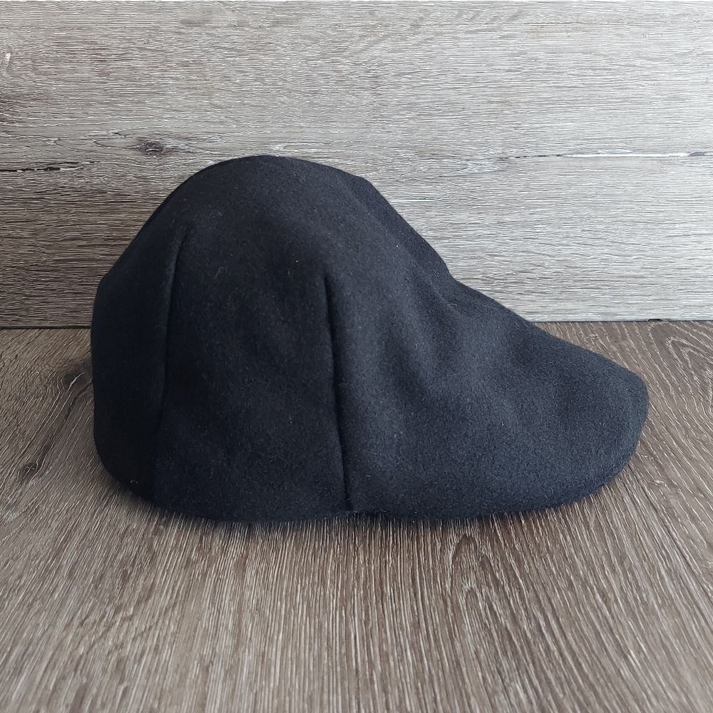 Weatherproof Vintage Black Newsboy Gatsby Cabbie Painter Cap Size M/L